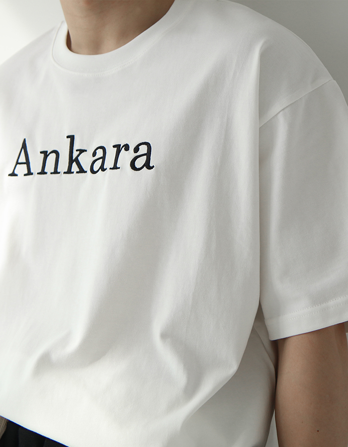 Ankara 자수 반팔티 (3Color)