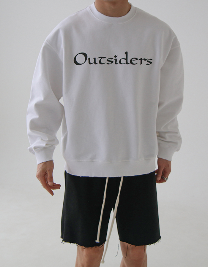 Outsiders 프린팅 맨투맨 (2Color)