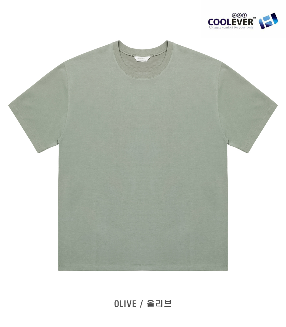 반팔 티셔츠 민트 색상 이미지-S1L35
