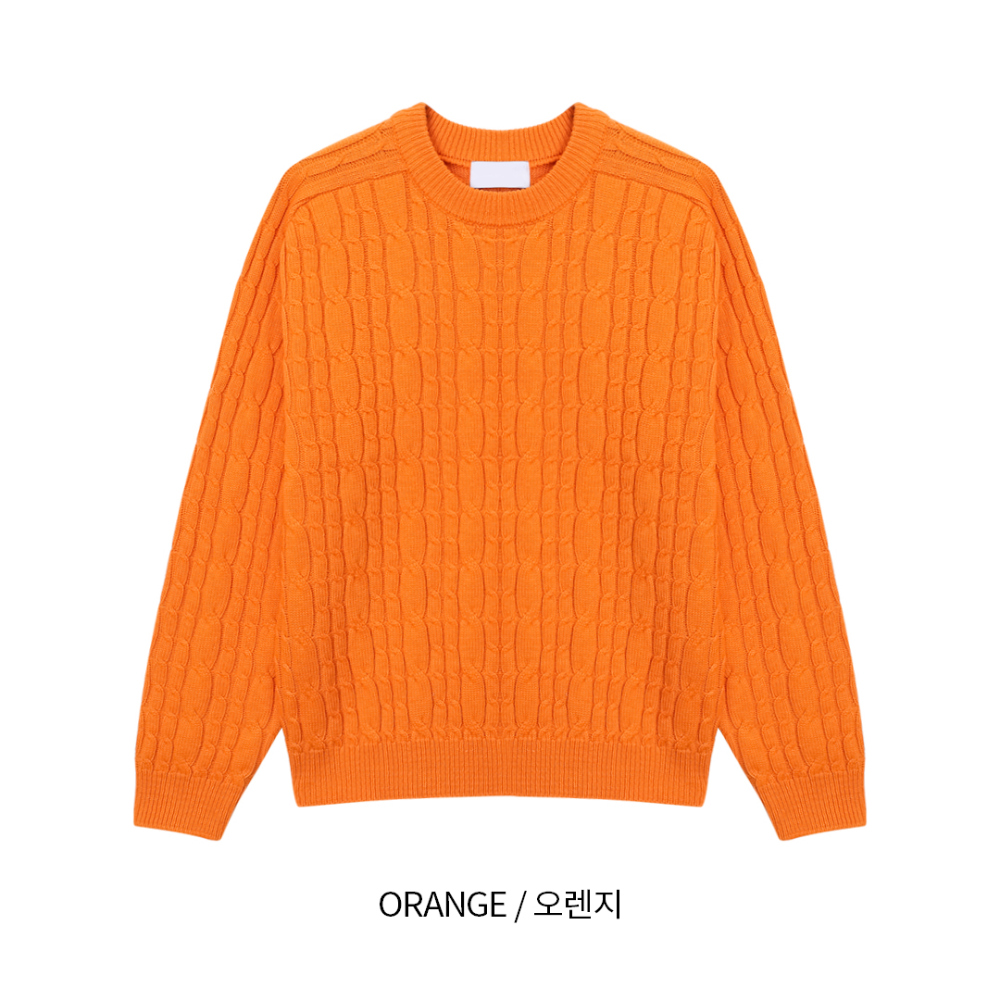 긴팔 티셔츠 오렌지 색상 이미지-S1L39