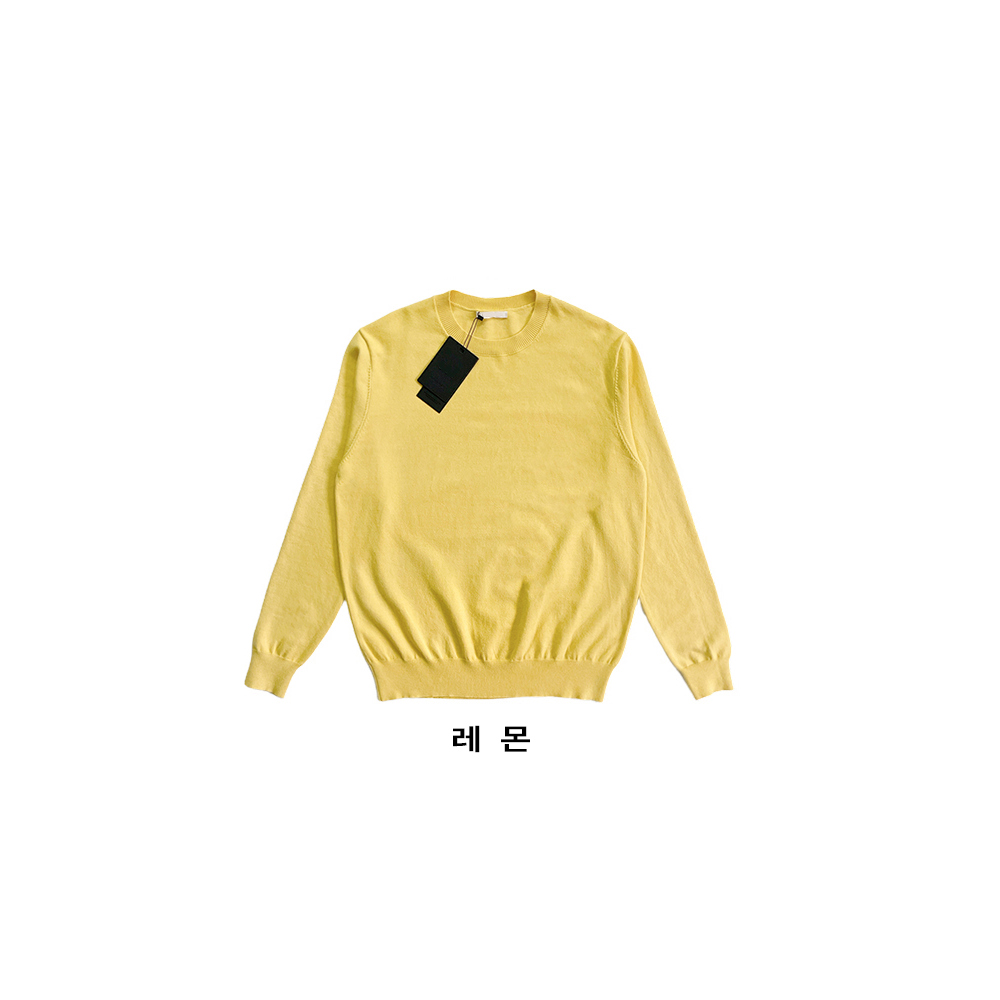 긴팔 티셔츠 옐로우 색상 이미지-S1L36
