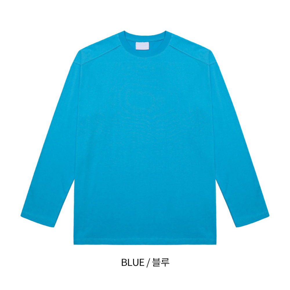 긴팔 티셔츠 스카이블루 색상 이미지-S1L32