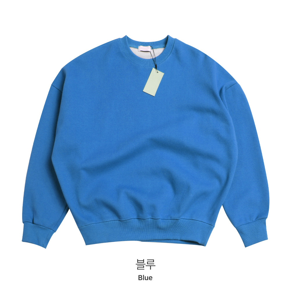 긴팔 티셔츠 블루 색상 이미지-S1L48