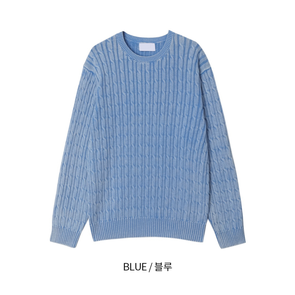 긴팔 티셔츠 블루 색상 이미지-S1L46