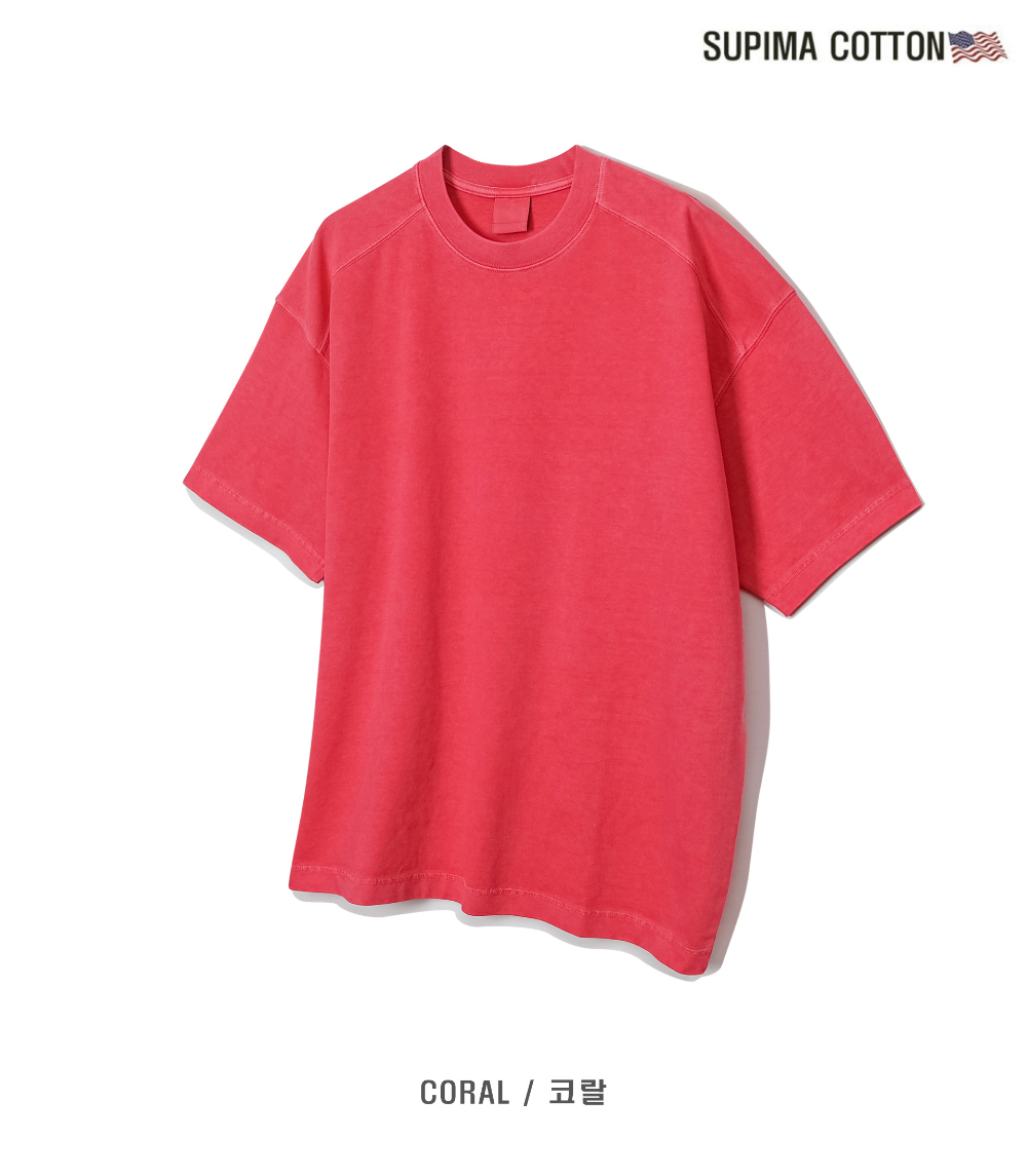 반팔 티셔츠 레드 색상 이미지-S2L21